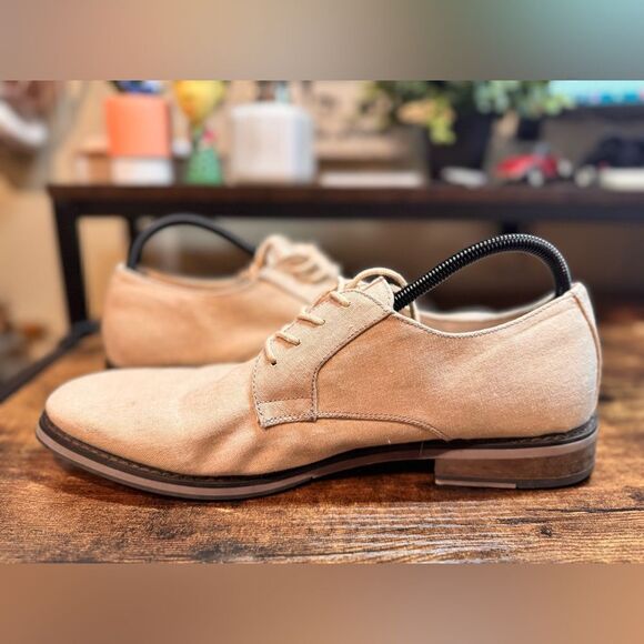 Express‎ Light Tan Linen Feel Oxfords Size 11 main image 11